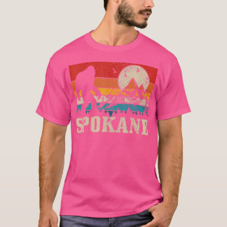 Camiseta Spokane Washington Bigfoot Mountain Hunters