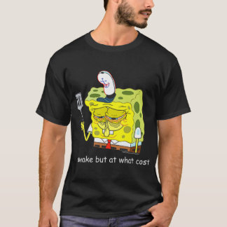 Camiseta Spongebob Despierto Pero A Qué Coste Meme