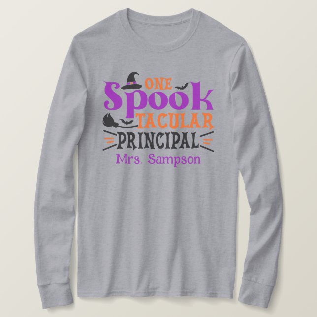 Camiseta "Spook", el director táctico, temió Halloween (Anverso del diseño)