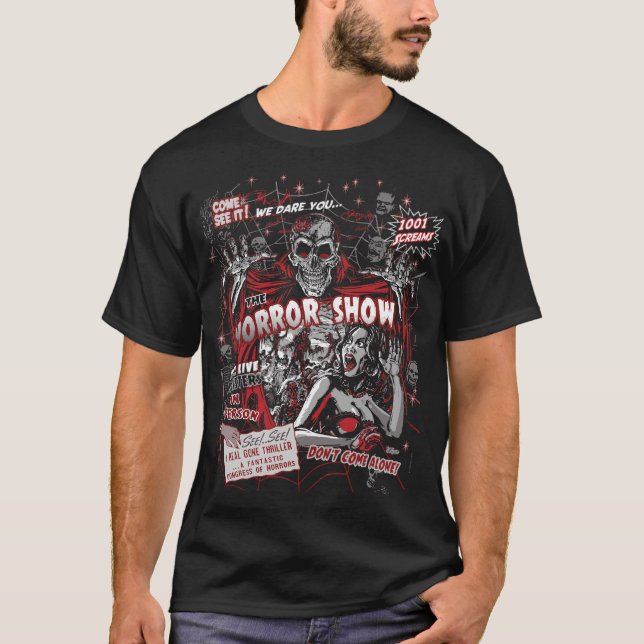 Camiseta Spook Show Horror Red Variant Variant Unisex T-Shi (Anverso)