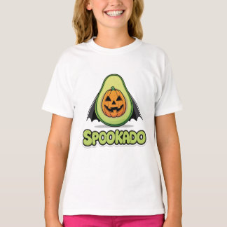 Camiseta Spookado Avocado Vampiro Calabaza de Halloween Lin