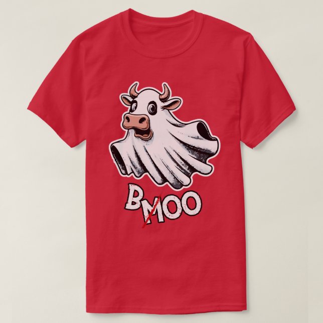 Camiseta SpookaMoo Halloweens Cutest Cow 1 (Diseño del anverso)