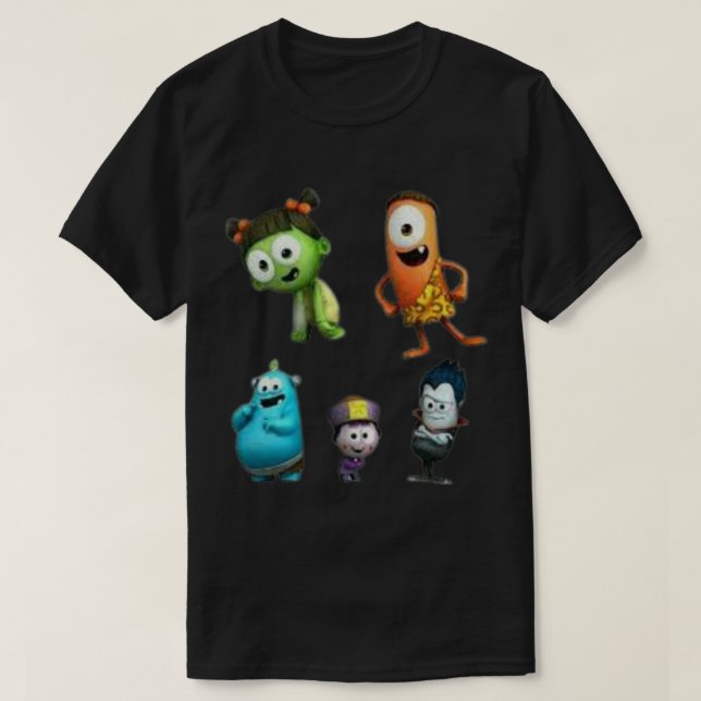 Camiseta Spookiz - Pegatina de Halloween (Diseño del anverso)