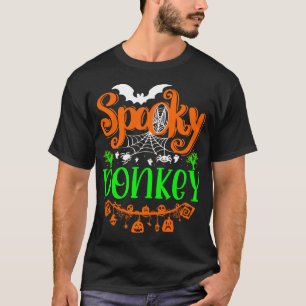 Camiseta Spooko Boo Halloween Animal Donkey Giftidea