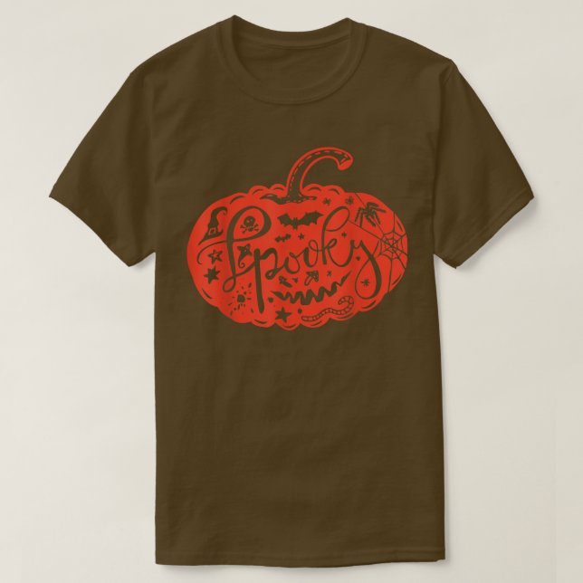 Camiseta Spookone jack o lantern Halloween Design  (Diseño del anverso)