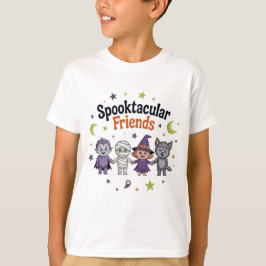 Camiseta Spooktacular Friends Kids Halloween Tee