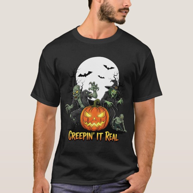 Camiseta Spooktacular Fun Halloween Night Tee (Anverso)