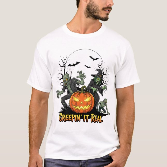 Camiseta Spooktacular Fun Halloween Night Tee (Anverso)