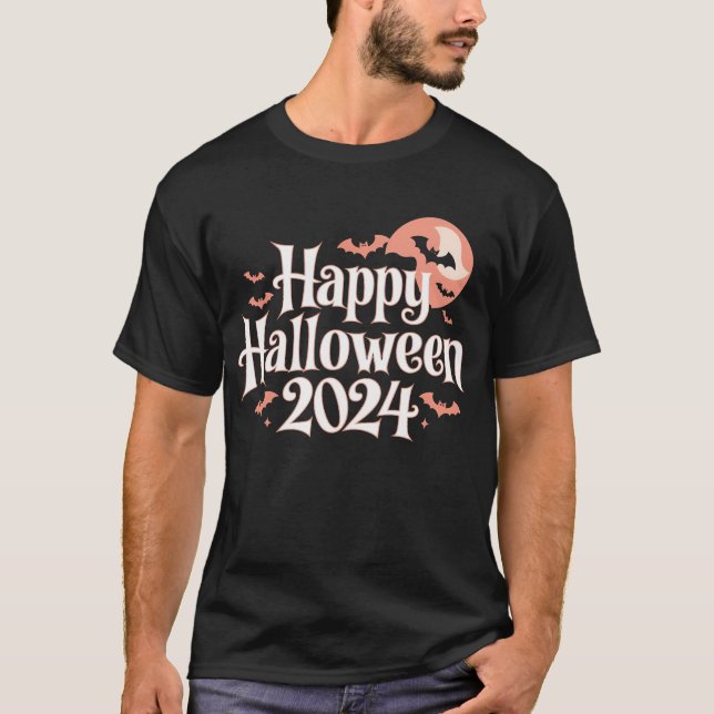 Camiseta Spooktacular Happy Halloween 2024 T-Shirt (Anverso)