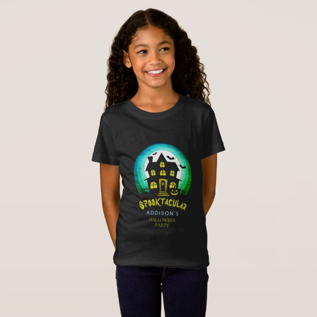Camiseta Spooktacular Spookhouse Halloween Party (Anverso completo)