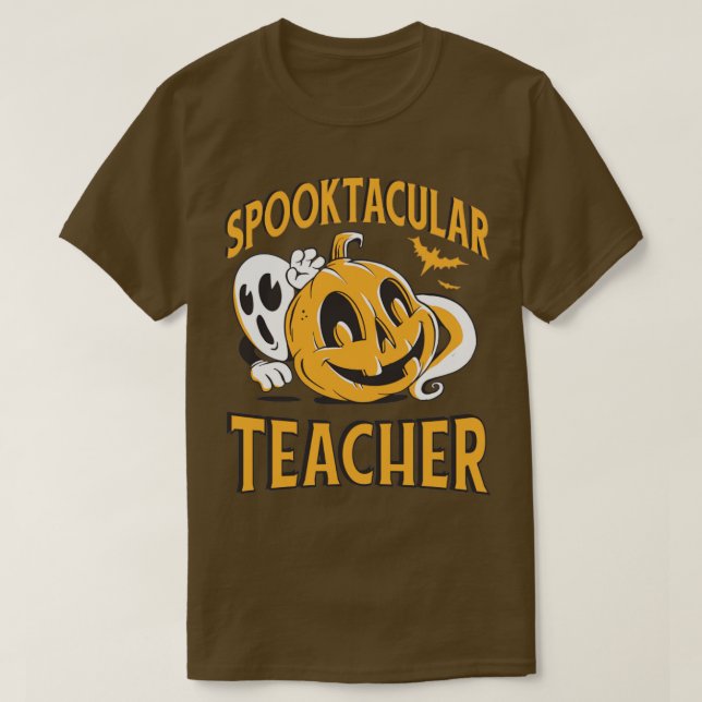 Camiseta Spooktacular Teacher Halloween1 (Diseño del anverso)