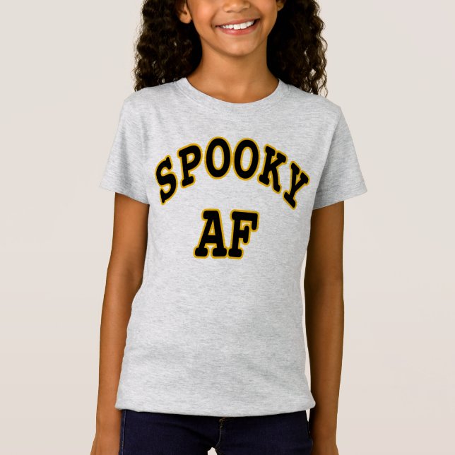 CAMISETA SPOOKY AF- HALLOWEEN UGLY (Anverso)
