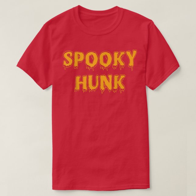 Camiseta Spooky Babe Spooky Hunk Funny Matching Couples Hal (Diseño del anverso)