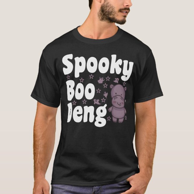 Camiseta Spooky Boo Deng Funny Boo Deng (Anverso)