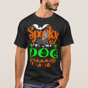 Camiseta Spooky Boo Halloween Animal Dog Giftidea
