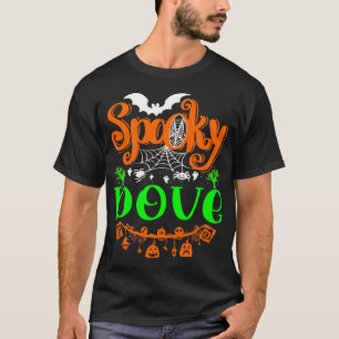Camiseta Spooky Boo Halloween Animal Dove Giftidea