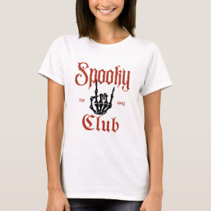 Camiseta Spooky Club Halloween Tee