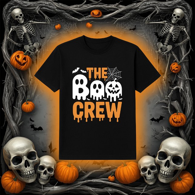 Camiseta Spooky Dripping The Boo Crew Ghosts and Pumpkin Ha (Subido por el creador)