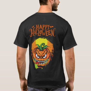 Camiseta "Spooky Evil Pumpkin Halloween T-Shirt – Trick or 