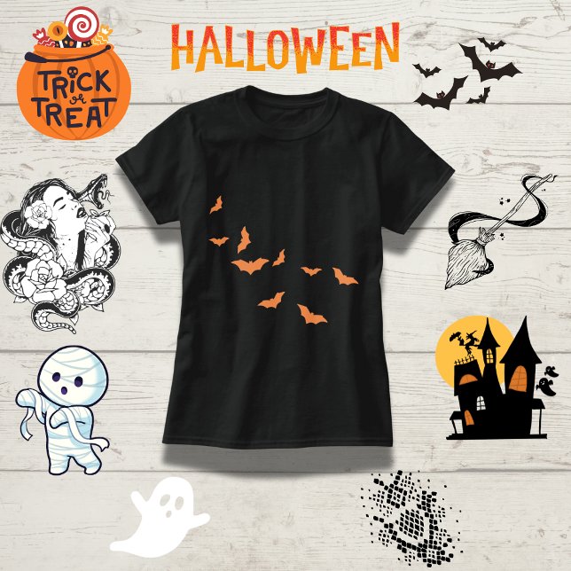 Camiseta Spooky Family Bats Halloween (Subido por el creador)