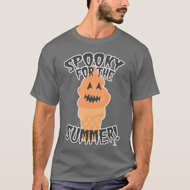 Camiseta   Spooky For Summer Funny Summerween Cartoon (Anverso)
