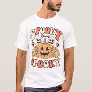 Camiseta Spooky Halloween Groovy otoño