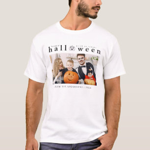 Camiseta Spooky Jack-o'-lantern Happy Halloween 1 Photo