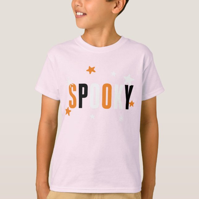 Camiseta SPOOKY Kids Halloween Corte Shirte (Anverso)