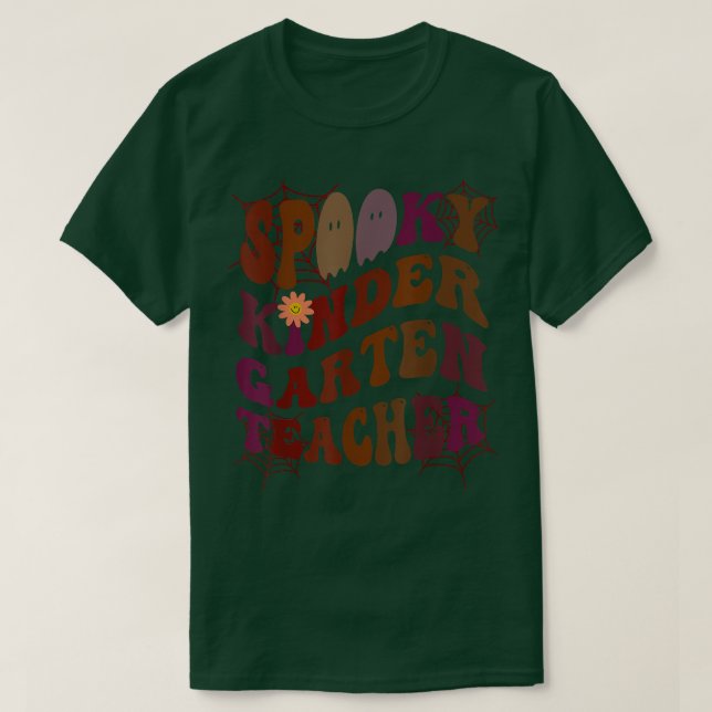 Camiseta SPOOKY KINDER GARTEN PROFESOR Este Es Mi Fa (Diseño del anverso)