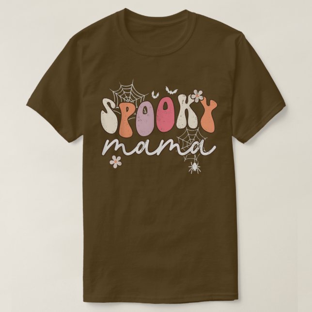 Camiseta SPOOKY Mama Groovy Halloween 69 (Diseño del anverso)