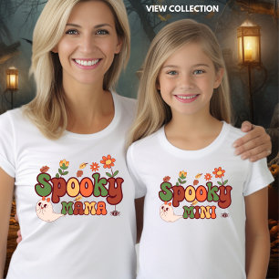 Camiseta Spooky Mama Halloween Mamá y Yo Ropa a Juego