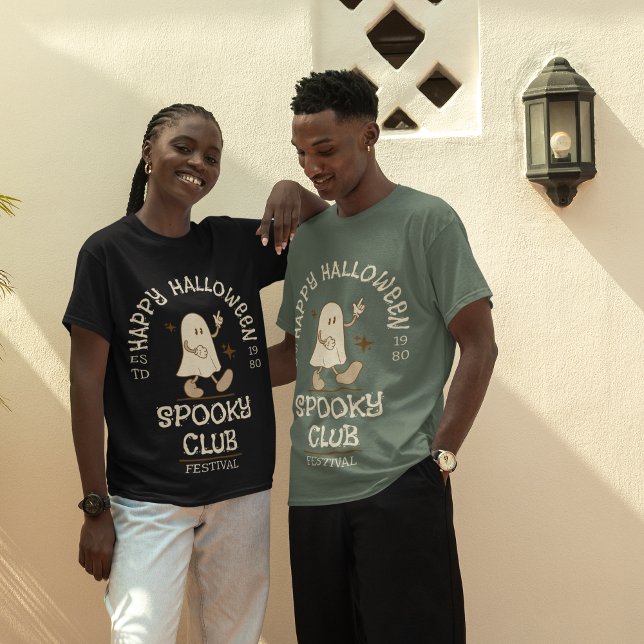 Camiseta Spooky Meets Retro estilo estético de los años 80 (Subido por el creador)