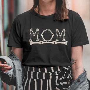 Camiseta Spooky Mom Bones Funny Halloween