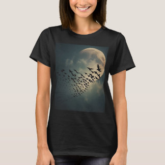 Camiseta Spooky Moon Ravens