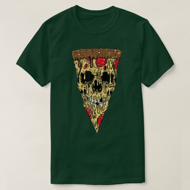 Camiseta Spooky Pizza Slice 30245269 (Diseño del anverso)