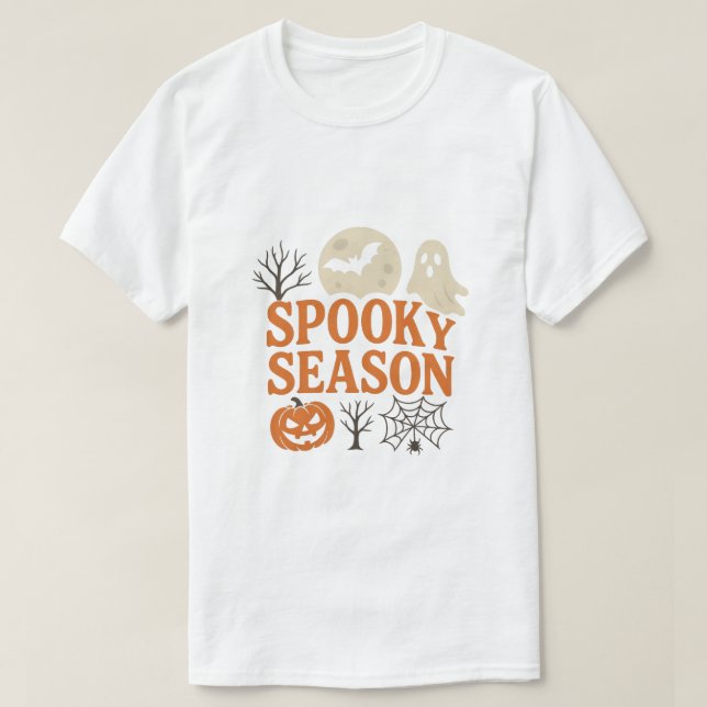 Camiseta Spooky Season (Diseño del anverso)
