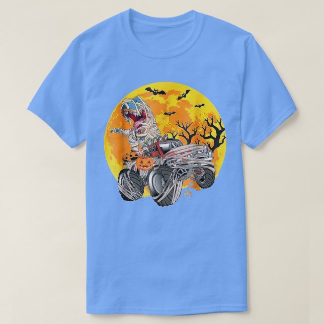 Camiseta Spooky Season Halloween Monster Truck Pumpkin Mumm (Diseño del anverso)