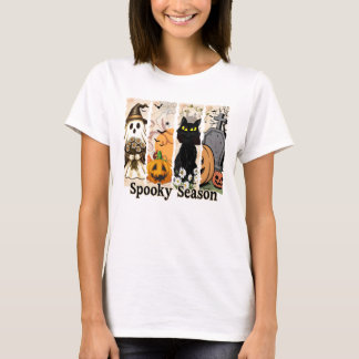 Camiseta Spooky Season Halloween T‑Shirt