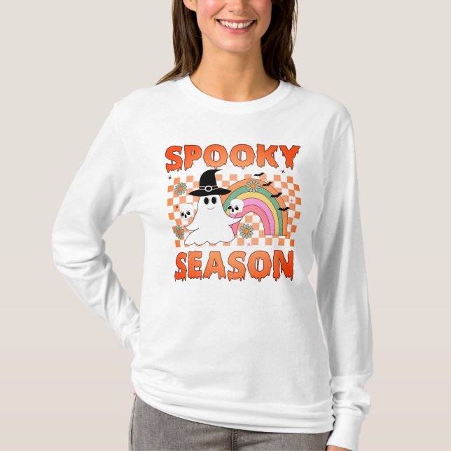 Camiseta Spooky Season Halloween Vibes-45634 (Anverso)