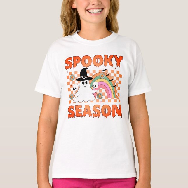 Camiseta Spooky Season Halloween Vibes-45634 (Anverso)