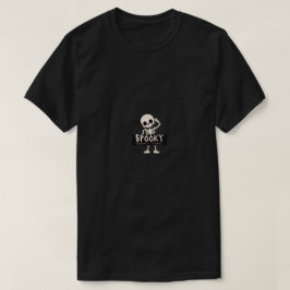 Camiseta Spooky Skeleton Halloween Tees
