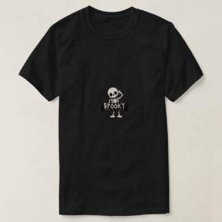 Camiseta Spooky Skeleton Halloween Tees