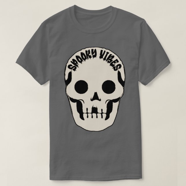 Camiseta Spooky Vibes2 (Diseño del anverso)