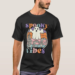 Camiseta Spooky Vibes ASL Hands American Rótulo Language BO