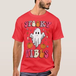 Camiseta Spooky Vibes Boo Halloween