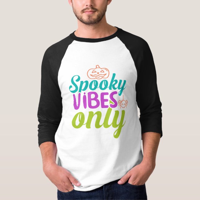 Camiseta Spooky Vibes Only-40378 (Anverso)