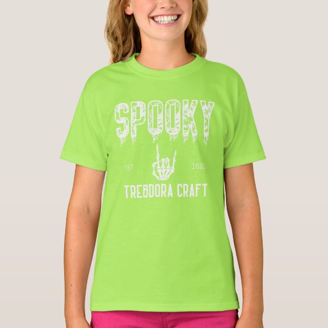 Camiseta Spooky Vibes: Tee gráfico de Halloween (Anverso)