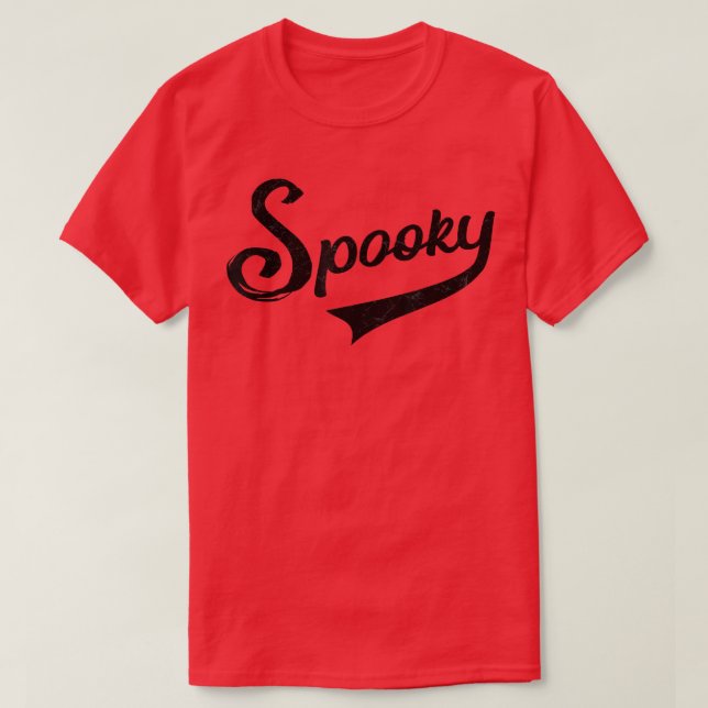 Camiseta Spooky Vintage Halloween  (Diseño del anverso)