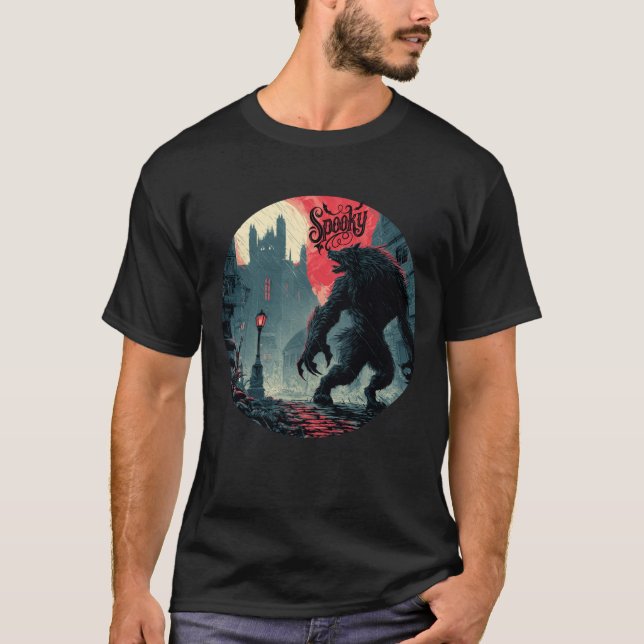 Camiseta Spooky Werewolf (Anverso)