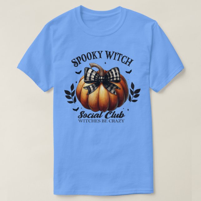 Camiseta Spooky Witch Social Club 1 (Diseño del anverso)